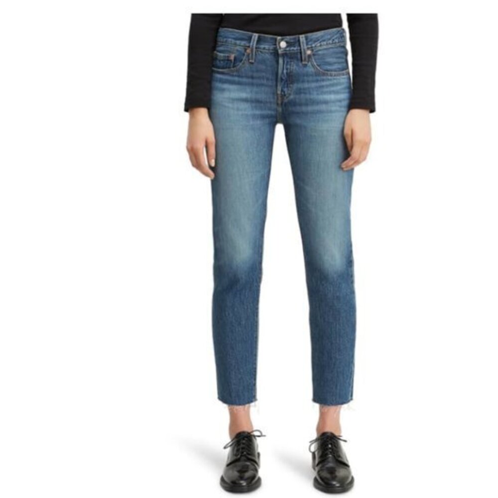 Levi's 501 Original High Rise Straight Leg Jeans